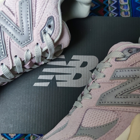 New Balance 9060 Sea Salt White Sneakers - Picture 3 of 7